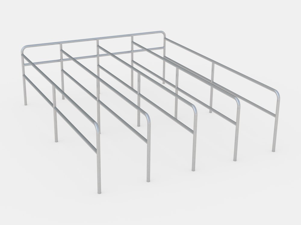 Einkaufswagenbox – Rendering